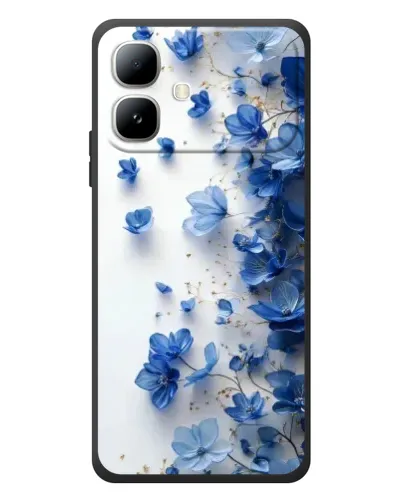 Чехол для Infinix Smart 20 с картинкой «Голубой цветочный каскад» Чехол для Infinix Smart 20 с картинкой «Голубой цветочный каскад»
