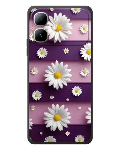Чехол для Infinix Smart 20 с картинкой «Ромашки на фиолетовом» Чехол для Infinix Smart 20 с картинкой «Ромашки на фиолетовом»