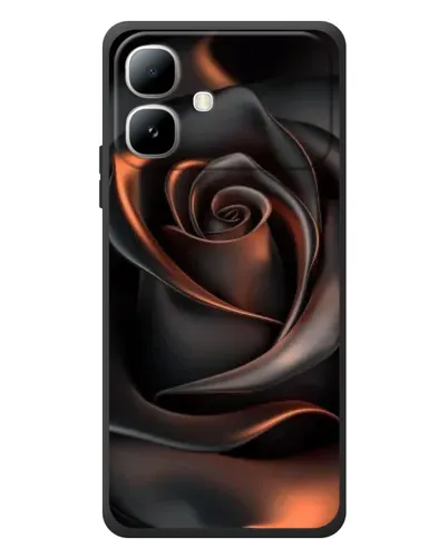 Чехол для Infinix Smart 20 с картинкой «Шелковая черная роза» Чехол для Infinix Smart 20 с картинкой «Шелковая черная роза»