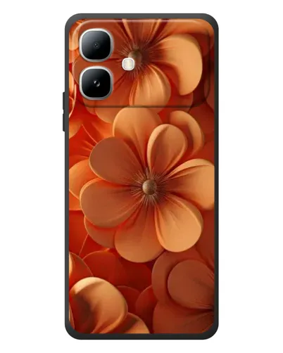 Чехол для Infinix Smart 20 с картинкой «Оранжевый макро цветок» Чехол для Infinix Smart 20 с картинкой «Оранжевый макро цветок»