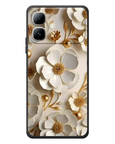 Чехол для Infinix Smart 20 с картинкой «Белие бумажние цвети» Чехол для Infinix Smart 20 с картинкой «Белие бумажние цвети»