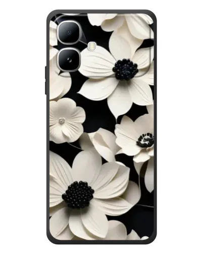 Чехол для Infinix Smart 20 с картинкой «Объемные белые цветы» Чехол для Infinix Smart 20 с картинкой «Объемные белые цветы»