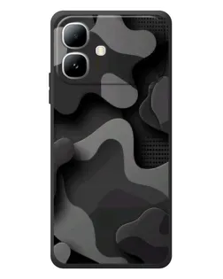 Чохол для Infinix Smart 20 з картинкою «Темний абстрактний камуфляж» Чохол для Infinix Smart 20 з картинкою «Темний абстрактний камуфляж»