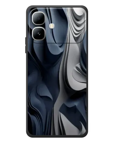 Чехол для Infinix Smart 20 с картинкой «Объемные синие складки» Чехол для Infinix Smart 20 с картинкой «Объемные синие складки»
