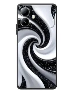 Чохол для Infinix Smart 20 з картинкою «Чорно-біла спіраль» Чохол для Infinix Smart 20 з картинкою «Чорно-біла спіраль»
