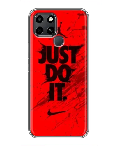Чехол для Infinix Smart 6 с картинкой «Nike Just Do It»