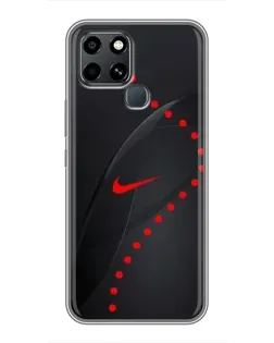 Чохол для Infinix Smart 6 з картинкою «Абстрактний дизайн Nike» Чохол для Infinix Smart 6 з картинкою «Абстрактний дизайн Nike»