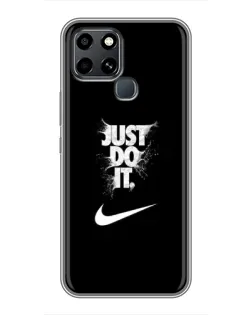 Чохол для Infinix Smart 6 з картинкою «Текстовий принт Nike» Чохол для Infinix Smart 6 з картинкою «Текстовий принт Nike»