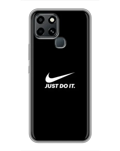 Чехол для Infinix Smart 6 с картинкой «Минимализм от Nike»