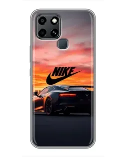 Чохол для Infinix Smart 6 з картинкою «Nike та суперкар» Чохол для Infinix Smart 6 з картинкою «Nike та суперкар»