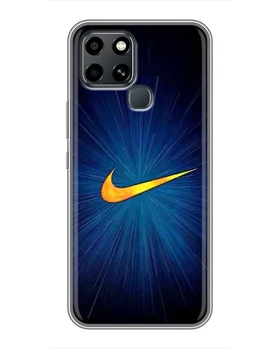 Чехол для Infinix Smart 6 с картинкой «Синий пульс Nike» Чехол для Infinix Smart 6 с картинкой «Синий пульс Nike»