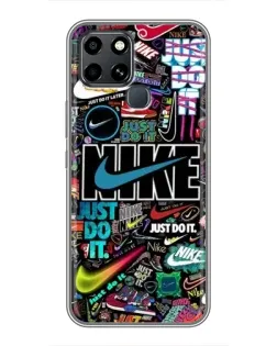Чохол для Infinix Smart 6 з картинкою «Яскравий колаж Nike» Чохол для Infinix Smart 6 з картинкою «Яскравий колаж Nike»