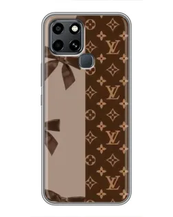 Чехол для Infinix Smart 6 с картинкой «Louis Vuitton — банты»