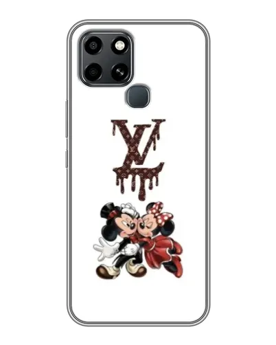Чехол для Infinix Smart 6 с картинкой «LV и Микки Маус» Чехол для Infinix Smart 6 с картинкой «LV и Микки Маус»
