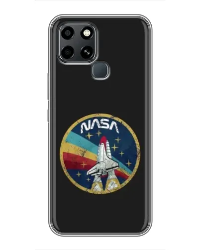 Чехол для Infinix Smart 6 с картинкой «NASA — эмблема миссии» Чехол для Infinix Smart 6 с картинкой «NASA — эмблема миссии»