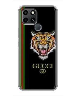 Чехол для Infinix Smart 6 с картинкой «Тигр Gucci»