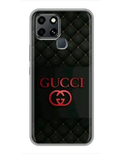 Чехол для Infinix Smart 6 с картинкой «Gucci — стеганый черный»