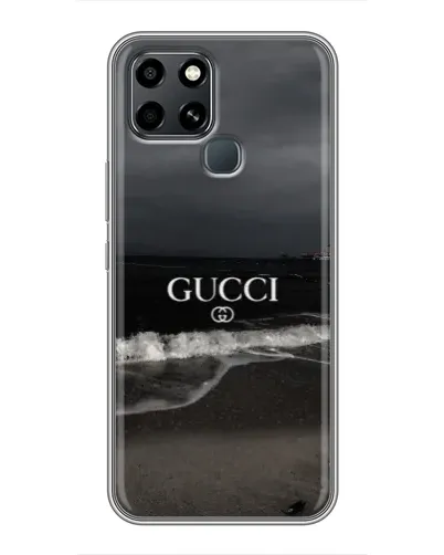 Чехол для Infinix Smart 6 с картинкой «Gucci — морской прибой»