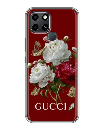 Чехол для Infinix Smart 6 с картинкой «Gucci —  сад»