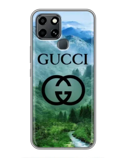 Чехол для Infinix Smart 6 с картинкой «Gucci — горный пейзаж»