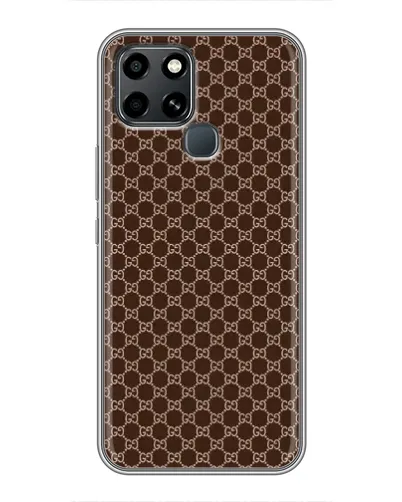 Чехол для Infinix Smart 6 с картинкой «Gucci — шоколадная сетка» Чехол для Infinix Smart 6 с картинкой «Gucci — шоколадная сетка»