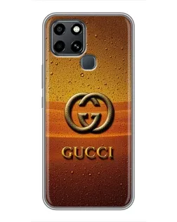 Чехол для Infinix Smart 6 с картинкой «Gucci — солнечный градиент»