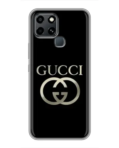 Чехол для Infinix Smart 6 с картинкой «Gucci — золото на черном» Чехол для Infinix Smart 6 с картинкой «Gucci — золото на черном»