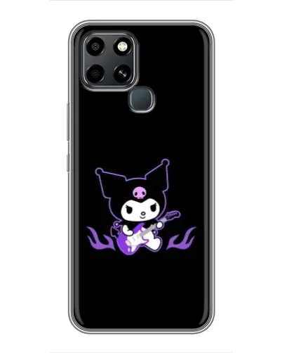 Чехол для Infinix Smart 6 с картинкой «Электрическая Kuromi»