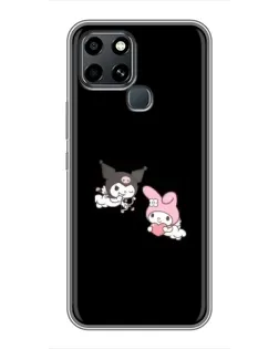Чохол для Infinix Smart 6 з картинкою «My Melody та Kuromi»