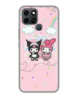 Чохол для Infinix Smart 6 з картинкою «My Melody та Kuromi»