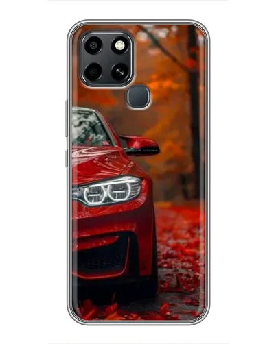 Чехол для Infinix Smart 6 с картинкой «Осенняя BMW M4»