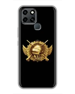 Чехол для Infinix Smart 6 с картинкой «PUBG — оранжевый градиент» Чехол для Infinix Smart 6 с картинкой «PUBG — оранжевый градиент»