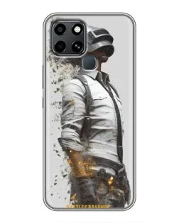 Чехол для Infinix Smart 6 с картинкой «PUBG — боец в пыли» Чехол для Infinix Smart 6 с картинкой «PUBG — боец в пыли»
