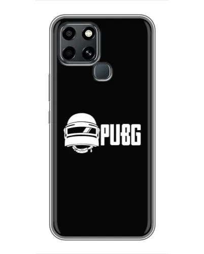 Чехол для Infinix Smart 6 с картинкой «PUBG — классический лого»