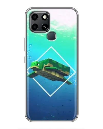 Чехол для Infinix Smart 6 с картинкой «Черепаха Minecraft» Чехол для Infinix Smart 6 с картинкой «Черепаха Minecraft»