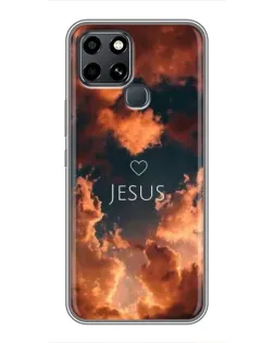 Чехол для Infinix Smart 6 с картинкой «Сияние Имени Jesus» Чехол для Infinix Smart 6 с картинкой «Сияние Имени Jesus»