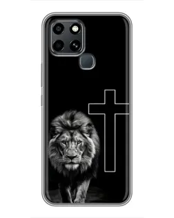 Чехол для Infinix Smart 6 с картинкой «Лев и Крест» Чехол для Infinix Smart 6 с картинкой «Лев и Крест»