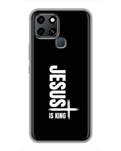 Чехол для Infinix Smart 6 с картинкой «Вертикаль веры Jesus»
