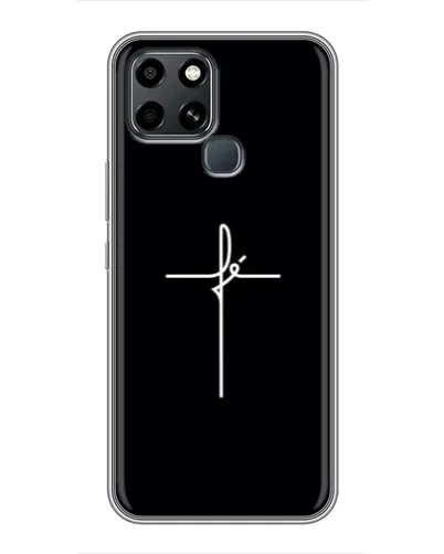 Чехол для Infinix Smart 6 с картинкой «Тонкий крест» Чехол для Infinix Smart 6 с картинкой «Тонкий крест»