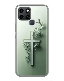 Чехол для Infinix Smart 6 с картинкой «Оливковая ветвь»