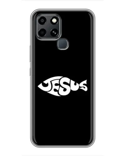 Чехол для Infinix Smart 6 с картинкой «Рыба Jesus» Чехол для Infinix Smart 6 с картинкой «Рыба Jesus»