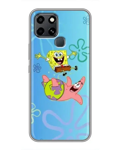 Чехол для Infinix Smart 6 с картинкой «Спанч Боб и Патрик» Чехол для Infinix Smart 6 с картинкой «Спанч Боб и Патрик»