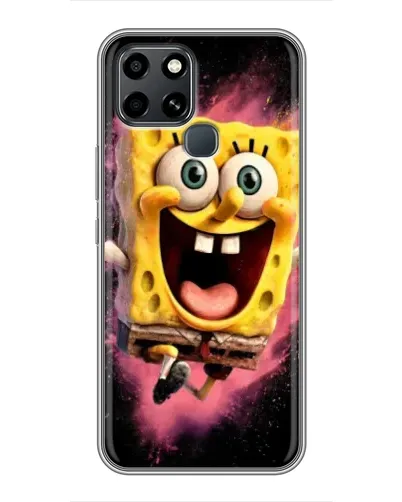 Чехол для Infinix Smart 6 с картинкой «Взрывной Спанч Боб» Чехол для Infinix Smart 6 с картинкой «Взрывной Спанч Боб»