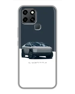 Чохол для Infinix Smart 6 з картинкою «Сріблястий Cybertruck Tesla» Чохол для Infinix Smart 6 з картинкою «Сріблястий Cybertruck Tesla»