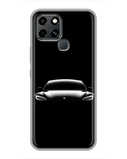 Чохол для Infinix Smart 6 з картинкою «Фари Tesla Night» Чохол для Infinix Smart 6 з картинкою «Фари Tesla Night»