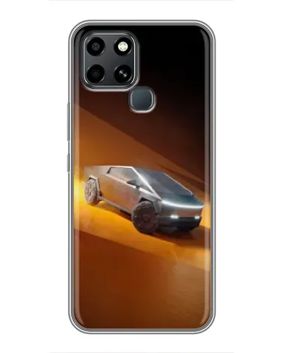 Чохол для Infinix Smart 6 з картинкою «Cybertruck у пустелі»