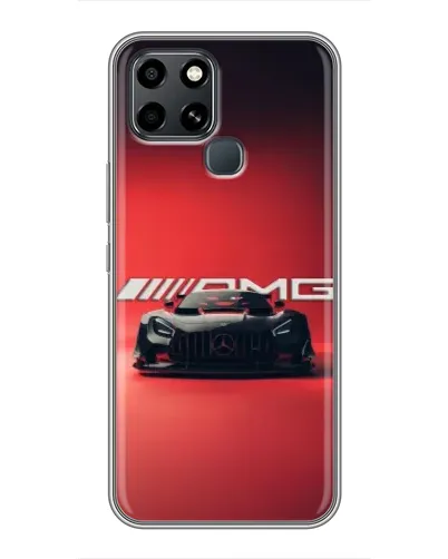 Чехол для Infinix Smart 6 с картинкой «Mercedes AMG — красная линия» Чехол для Infinix Smart 6 с картинкой «Mercedes AMG — красная линия»