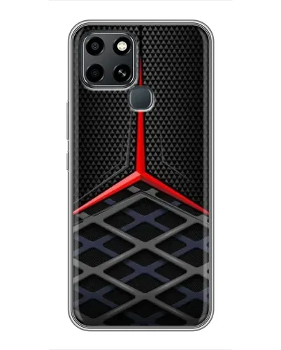 Чехол для Infinix Smart 6 с картинкой «Mercedes Carbon Grid» Чехол для Infinix Smart 6 с картинкой «Mercedes Carbon Grid»