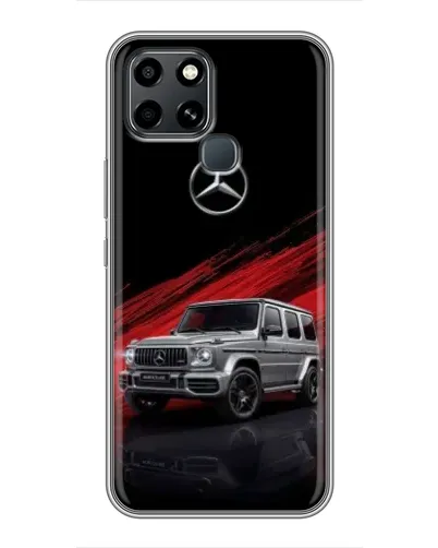 Чехол для Infinix Smart 6 с картинкой «Mercedes G-Class красный» Чехол для Infinix Smart 6 с картинкой «Mercedes G-Class красный»