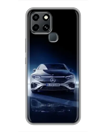 Чехол для Infinix Smart 6 с картинкой «Ночной Mercedes EQ» Чехол для Infinix Smart 6 с картинкой «Ночной Mercedes EQ»